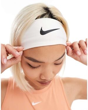 Nike Dri-fit Fury Classic Headband - White