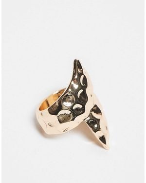 ASOS – ring mit wickel-design - Mettallic