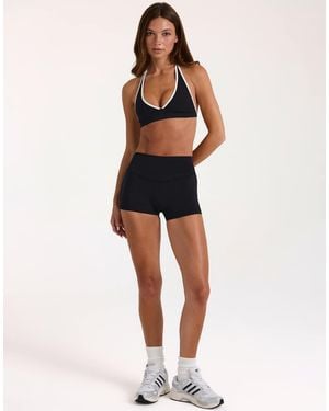 BO+TEE Soft Active High Waist Mini Shorts - Black