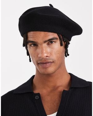 ASOS Wool Beret - Black