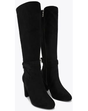Carvela Kurt Geiger Tempt High Leg Wide Fit Knee Boots - Black