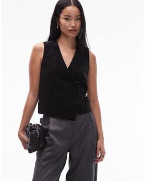 ARKET Velvet Vest - Black