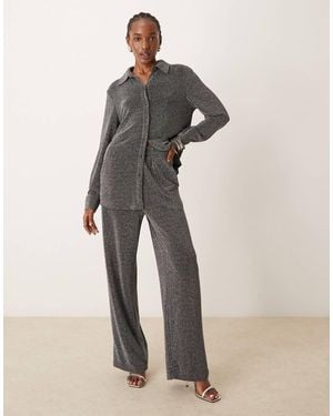 Y.A.S Wide Leg Trouser Co-ord - Natural