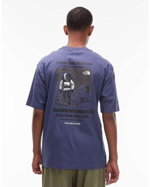 The North Face Expedition Backprint Oversized T-shirt - Blue
