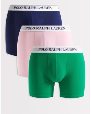 Polo Ralph Lauren 3 Pack Boxer Briefs - Green