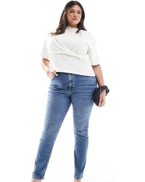 ASOS Vaqueros De Corte Pitillo Ultimate De Asos Design Curve - Azul