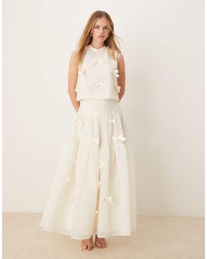 Sister Jane X Asos Bow Top - Natural