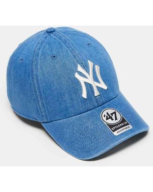 '47 Ny Yankees Clean Up Denim Baseball Cap - Blue
