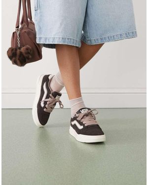 Vans Zapatillas De Deporte Oscuro Con Suela Gruesa De Ante Hylane De - Verde