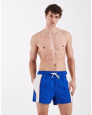 ASOS – kurze badeshorts - Blau