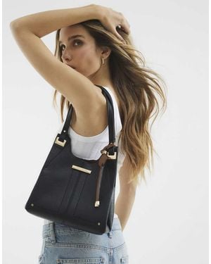 River Island Slouch Small Tote Bag - Black
