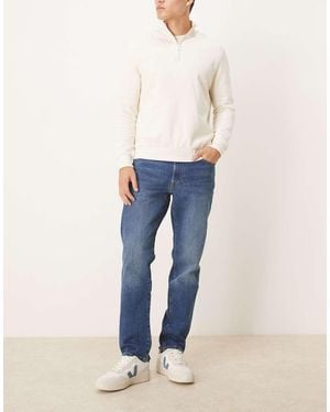 Abercrombie & Fitch Vintage Stretch Straight Jeans - Blue
