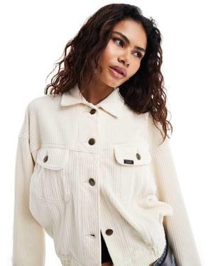 Lee Jeans Batwing Cord Rider Jacket - Natural
