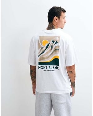 The North Face Vintage Mountain Oversized Tee - White