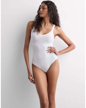 Intimissimi Ultralight Cotton Vest Body - White