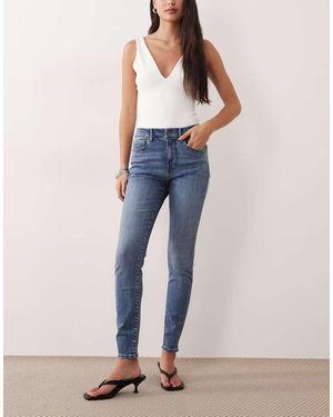 GOOD AMERICAN Vaqueros De Corte Pitillo Con Lavado Azul Claro Good Legs De