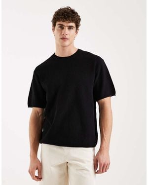 Redefined Rebel Lonzo Boxy Fit Short Sleeve Tee - Black