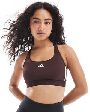 adidas Originals Adidas Training Hyperglam Mid-support Sports Bra - Black