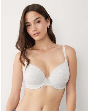 ASOS Fuller Bust Rib Moulded T-Shirt Bra - White