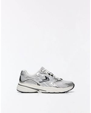 Bershka – mehrteilige sneaker - Weiß