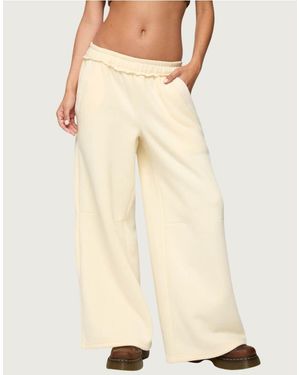 Edikted Kori Oversized Joggers - Natural