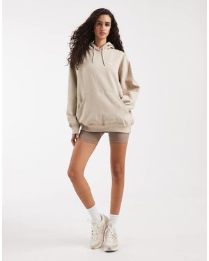adidas Originals Essentials Oversized Fleece Hoodie - Natural