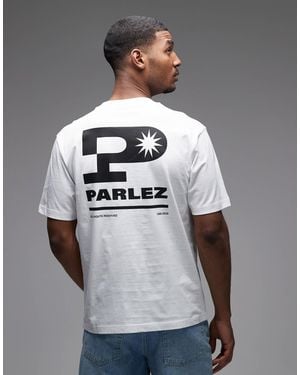 Parlez Complex T-shirt With Back Print Graphic - Gray