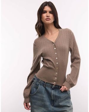 Monki Lightweight Cinched Cardigan - Multicolour