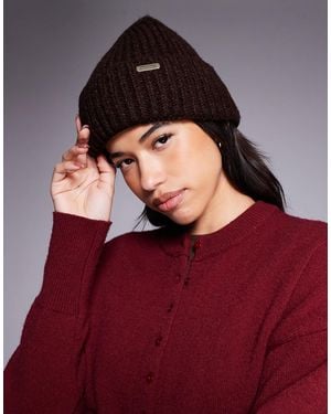 Barbour – aria – strickmütze - Rot