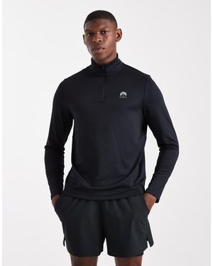OOSC Elite Activewear 1/4 Zip Top - Blue