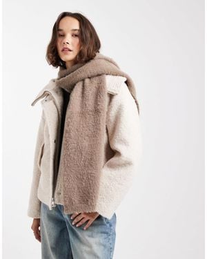 Vero Moda Super Soft Fluffy Scarf - Natural