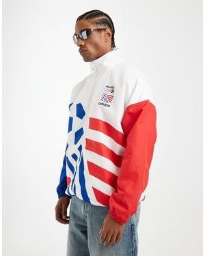 adidas Originals Graphic Woven Track Top - Red