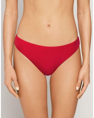 Tezenis Timeless Look Brazillian Bikini Bottoms - Red