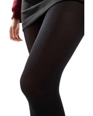 ASOS 40 Denier Tights With Bum Tum Thigh Support - Black