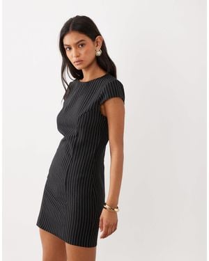 ASOS Mini Dress With Cap Sleeve - Black