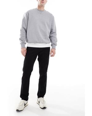 New Look Pantalon chino coupe slim - Gris