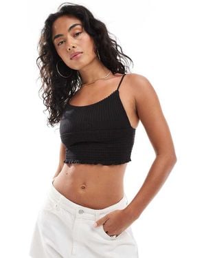 Cotton On Chloe Shirred Cami - Black
