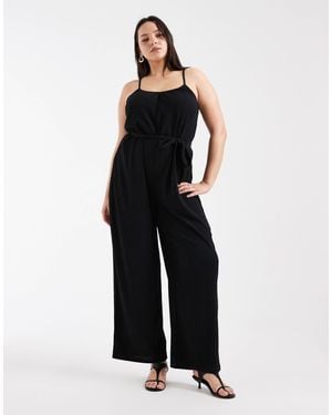 ONLY Tie Waist Jumpsuit - Black