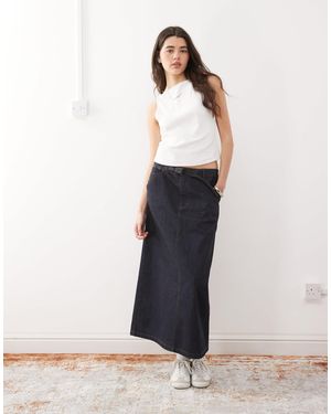 Gramicci – japanese – jeans-midirock - Blau