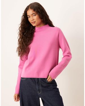 Mango – hochgeschlossener pullover - Pink