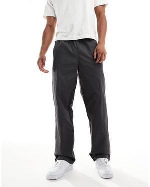 ASOS baggy Pull On Cargo Trousers - Grey