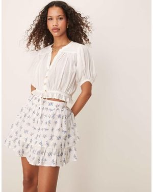 ASOS Rara Skirt - Natural