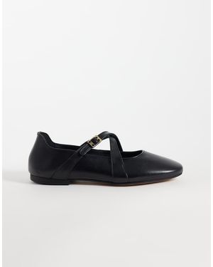Tommy Hilfiger Cross Strap Mary Jane - Black