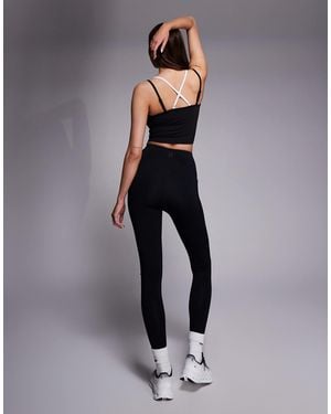 4505 Tall Icon Active Tie Waist Run legging With Phone Pocket - Black