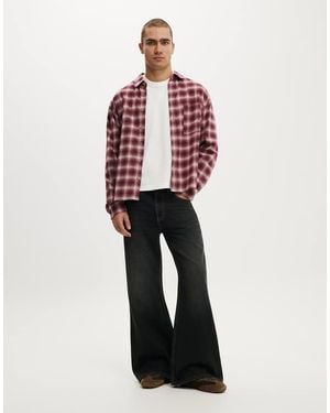 Cotton On Baggy Bootcut Jean - Red