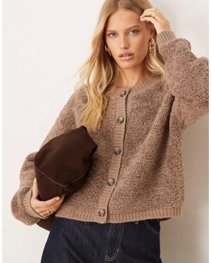 Jdy Gilet imitation peau - Marron