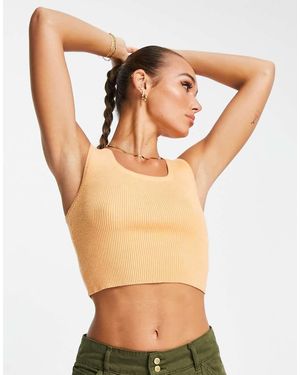 PacSun Perfect Rib Vest - Orange