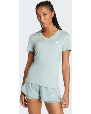 adidas Originals Workout Essentials V-Neck T-Shirt - Blue