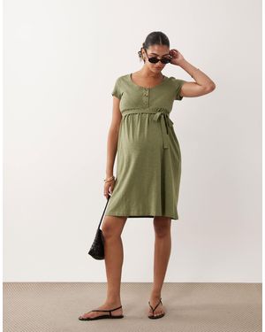 Mama.licious Mamalicious maternity – midikleid - Natur