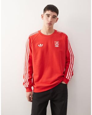 adidas Originals Adidas Football Liverpool Long Sleeve Top - Red